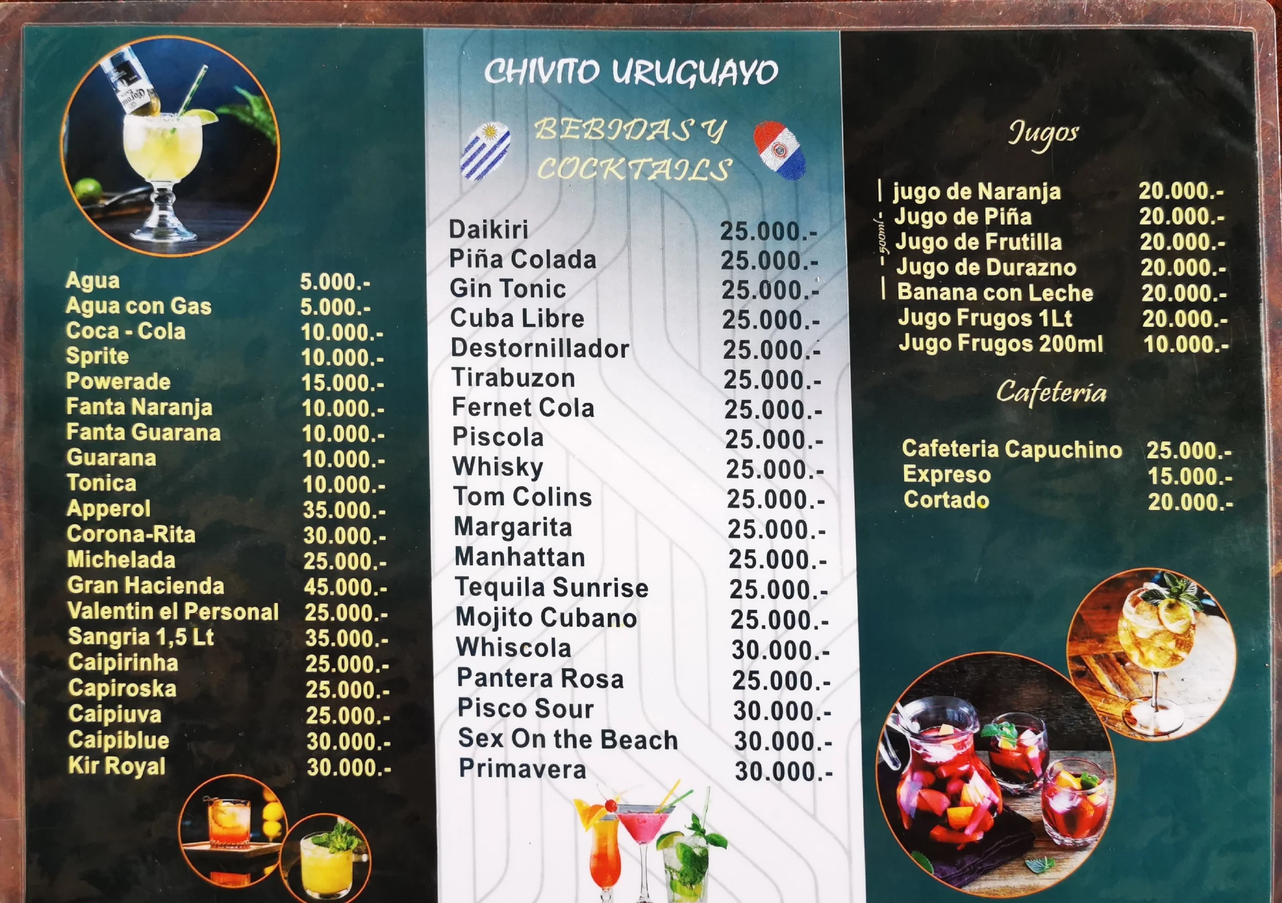 Menú de Chivito Uruguayo — página 2