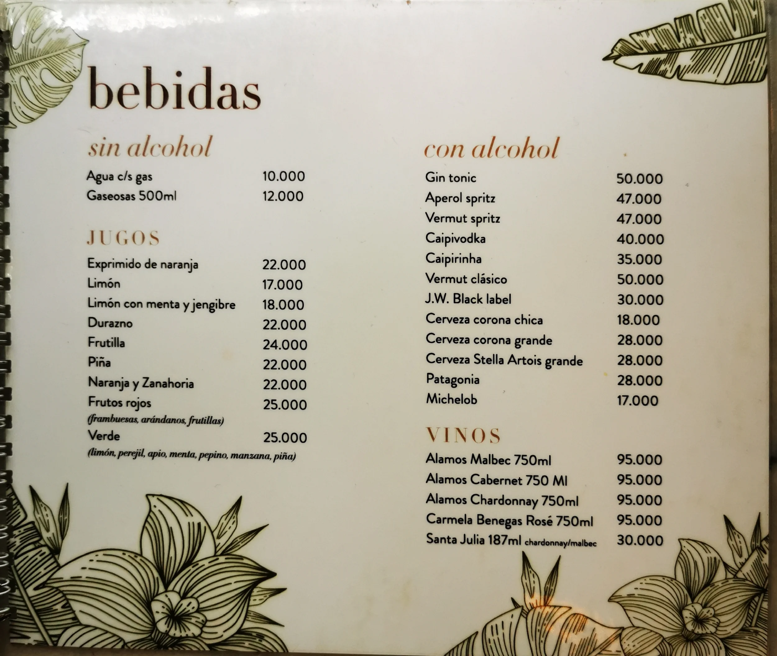 Menú de La Lilia Café — página 9