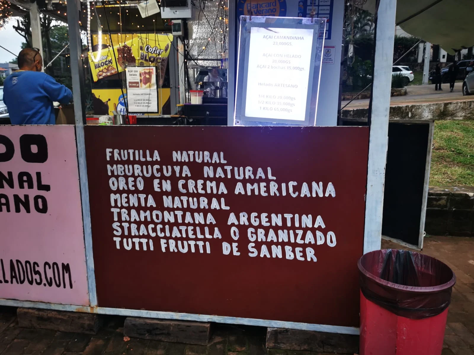 Menú de Mburucuyá Helados San Bernardino La Rotonda — página 4