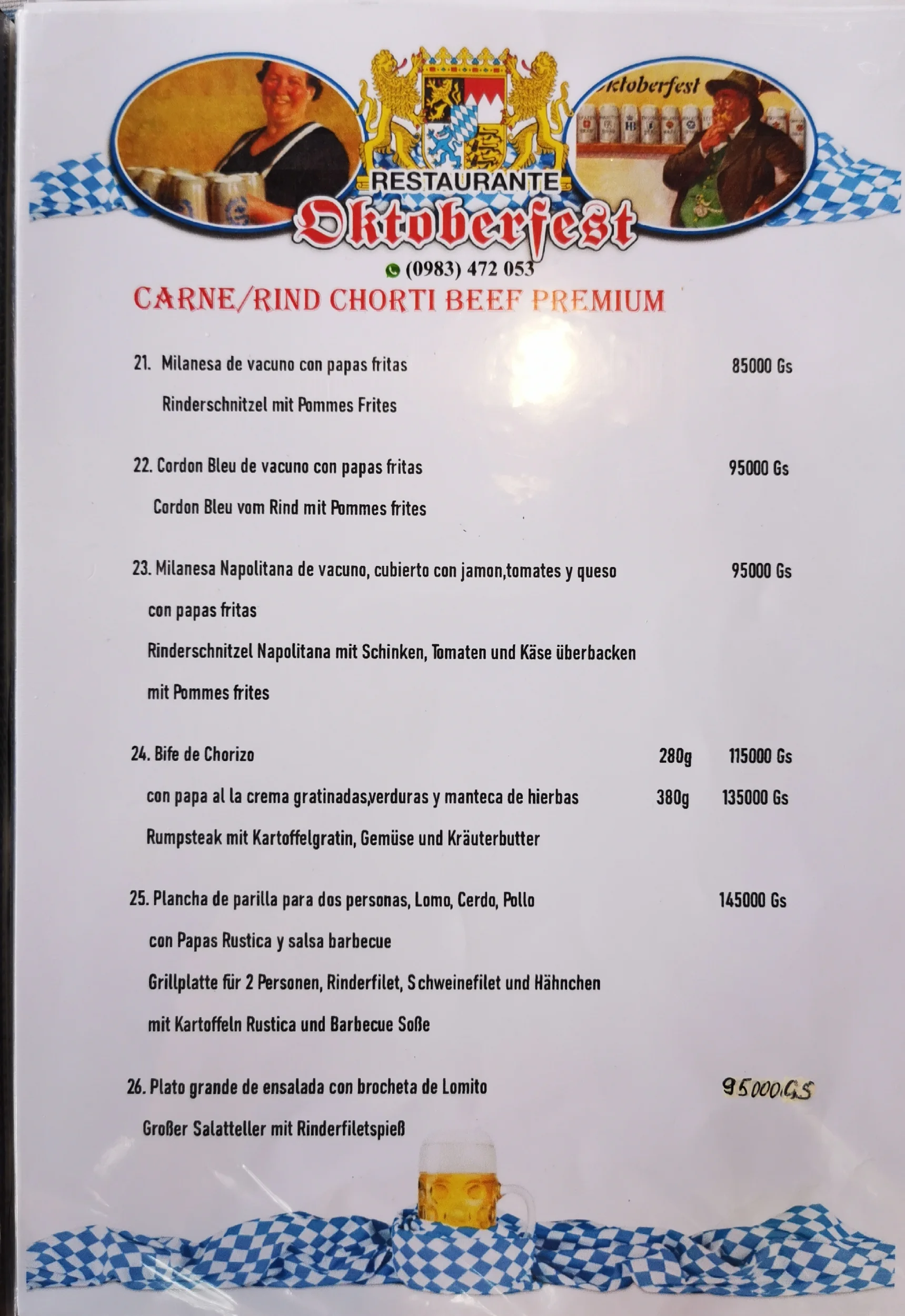 Menú de Restaurante Oktoberfest — página 10